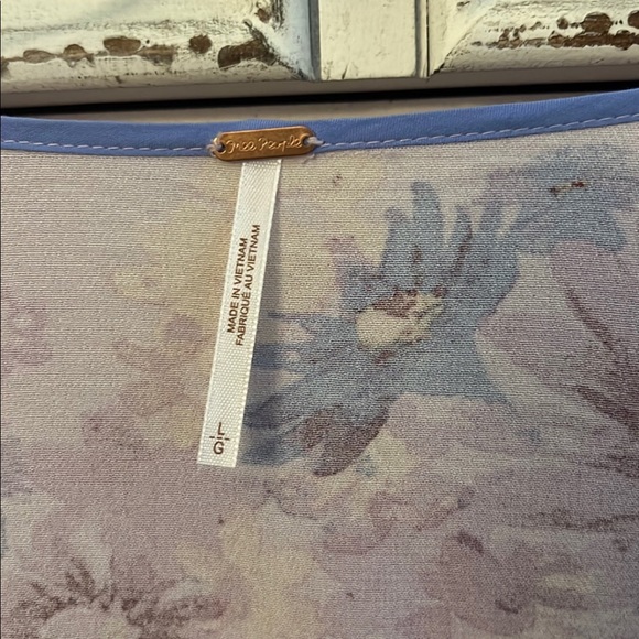 💜💗 💙Free People rushed long sleeve top bonus skirt Size Large - Picture 9 of 15